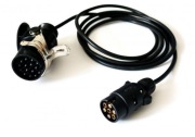 Adapter 7/15 pin do ciągnika / naczepy ciężarowej UNIVOLT