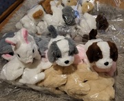 Pieski i króliki na baterie, chodzące, szczekające 