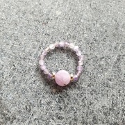 Pierścionek kamienie naturalne ametyst