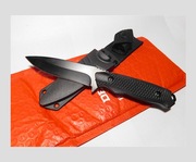 NÓŻ taktyczny biwak las surviwal działka 20 cm pochwa sztylet czarny finka 