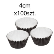 Mini papilotki 4cm papierowe do muffinek babeczek 100szt