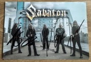 Sabaton oryginalny autograf karta 15x21 cm