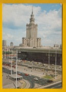 WARSZAWA - ODWRÓCONY WIDOK PKIN -DWORZEC CENTRALNY