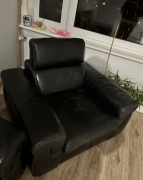 Fotel ze skóry jagnięcej 