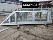 Brama przesuwna stelaż rama 4m COMPACT, ocynk ogniowy, 5m, 6m, 6,7m, 7,5m 