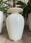 Wazon Horbowy Huta Szkła Sudety Barbara PRL szkło kolorowe buraczek