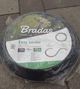 OBRZEŻE TRAWNIKOWE OGRODOWE 10 M X 4 CM CZARNY  EASY BORDER BRADAS