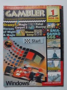 Czasopismo Gambler 1/1996, stan 4+/6! Command & Conquer, Mortal Kombat 3