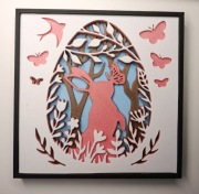 Ramka ozdoba na Wielkanoc 3D dekoracja wydruk 3D