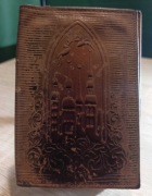 Portfel skórzany unikat na banknoty i karty PRL