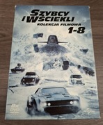 Szybcy i wściekli 1-8, kolekcka, pakiet, box, dvd, wersja pl, stan bdb, 