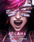 Plakat Arcane League of Legends LoL Jinx Vi Serial Netflix Poster 50x70