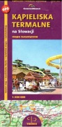 Kąpieliska termalne na Słowacji Mapa turystyczna