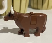 LEGO krowa brązowa wół 64452pb01