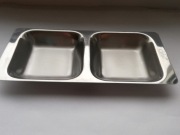 Taca ZEPTER 18/10 podwójna Steeinless Steel 18/10 WARSZAWA