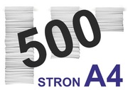 KSERO KOPIA ODBITKA A4 mono do 500 stron KIELCE
