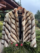 Futro damskie krótkie z królika