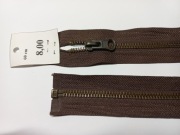 Zamek metalowy metal 60cm rozdzielczy ciemny brąz