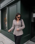 ZARA KARDIGAN/ŻAKIET WEŁNA SZARY BLOG R.S NOWY!