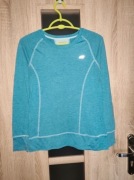 Turkusowa bluzka termiczna na długi rękaw rozmiar M