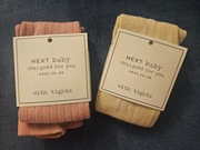 Rajstopy | Next baby | Nowe | 2 pary | Rozmiar: 80 cm / 11 kg; 9-12 m