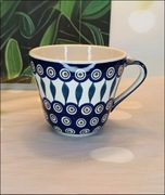 Kubek ceramiczny Bolesławiec duży 600 ml klasyk ceramika Bolesławiec