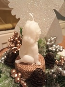 Świeczka Anioł Podziękowanie Chrzest Komunia Święta Ślub Urodziny Prezent 