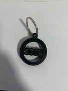 Obrotowy Brelok do Kluczy 3D Rózne kolory –AUDI