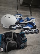 rolki k2 kask i ochraniacze roz 36,5