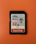 SanDisk Ultra 32GB karta pamięci SD 80mbs 