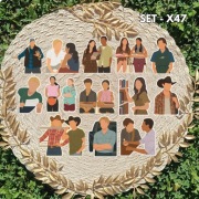 Komplet naklejek | Moje życie z Wolterami