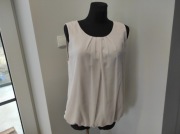 Bluzka kremowa bez rękawów 46 XXXL  C&A