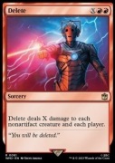 Karta MTG Delete (WHO)