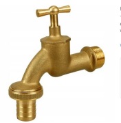 Zawór Kranik Ogrodowy Mosiężny 1/2 z końcówką