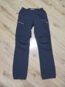 STORMBERG męskie granatowe spodnie turystyczne letnie odpinane nogawki _ XS