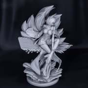 Figurka druk 3D żywica " Kaga - Azur Lane - F134 "- 120 mm