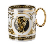 kubek  ROSENTHAL VERSACE  Virtus Alphabet litera V