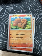 Karta Pokemon Vilpix Widoczna na zdjęciu język Włoski