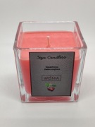 Świeca sojowa WIŚNIA 6x6x6 cm