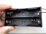 Koszyk mocowanie na akumulatory 18650 z kablami, na 2 sztuki 3.6V, 3.7V, 7,