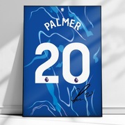 Plakat na ścianę A3 w ramce Cole Palmer Chelsea 24/25
