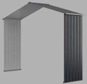 Przedłużenie do metalowej szopy Costway GT3732GR