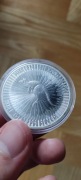 Srebrna moneta bulionowa Australijski Kangur 1oz uncja srebro. 2021 ROK