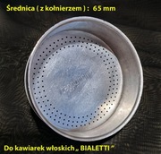 Lejek - sitko do kawiarek aluminiowych BIALETTI 4 TZ - średnica 65 mm