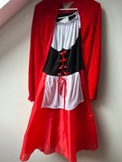 Nowy Kostium Czerwony Kapturek na Halloween rozmiar L Gothic Y2K 00s 