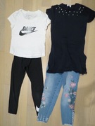 Zestaw ubrań dziewczynka 140 cm Nike Zara Reserved