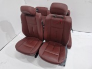 Fotele BMW E63 seria 6 WIŚNIOWE BORDO SKÓRA ELEKTRYCZNE PODGRZEWANE, EUROPA