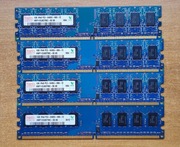Pamięć RAM DDR2 HyniX 4x1GB 1Rx8 PC2-6400U-666-12