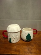 KUBEK KUBKI POKRYWKA DOMEK HOME&YOU 2SZT