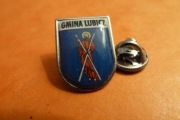 Lubicz Pow. Toruń Herb pin przypinka